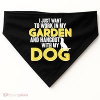 Gardening And Hangout With My Dogs USA-Made Doggie Bandana thumb 0