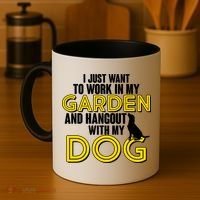 Gardening And Hangout With My Dogs Coffee Mug thumb 4