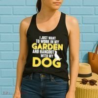 Gardening And Hangout With My Dogs Women's Tank Top thumb 2