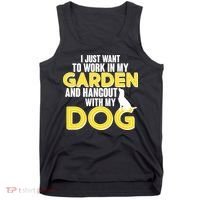 Gardening And Hangout With My Dogs Tank Top thumb 0