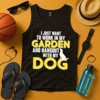 Gardening And Hangout With My Dogs Tank Top thumb 4