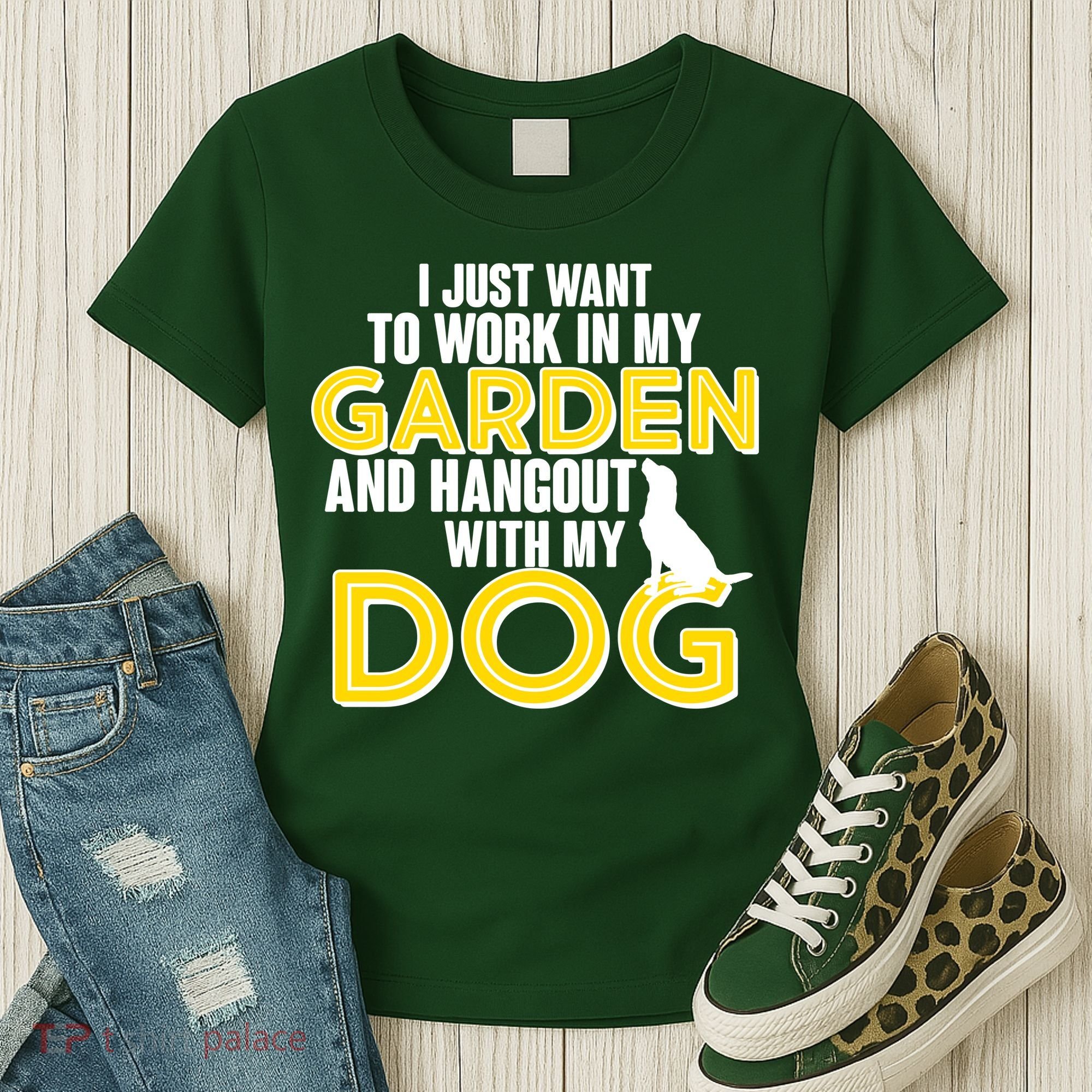 Gardening And Hangout With My Dogs Women's T-Shirt