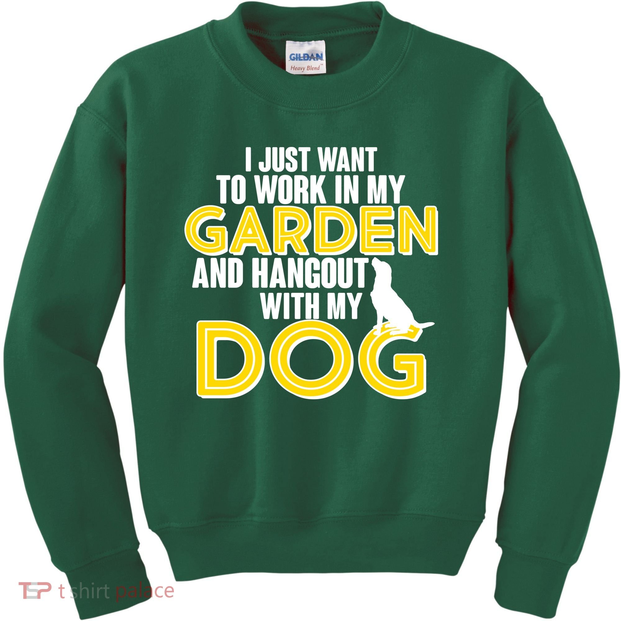 Gardening And Hangout With My Dogs Kids Sweatshirt