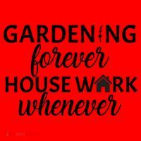 Gardening Forever House Work Whenever Santa Hat thumb 1