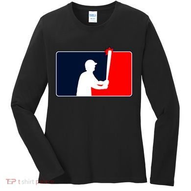 Gardner Banging The Dugout Roof Women's Long Sleeve Shirt
