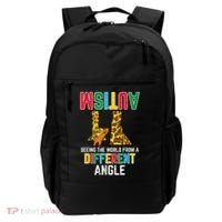 Giraffe Autism Seeing World Different Angle Awareness  Backpack thumb 0