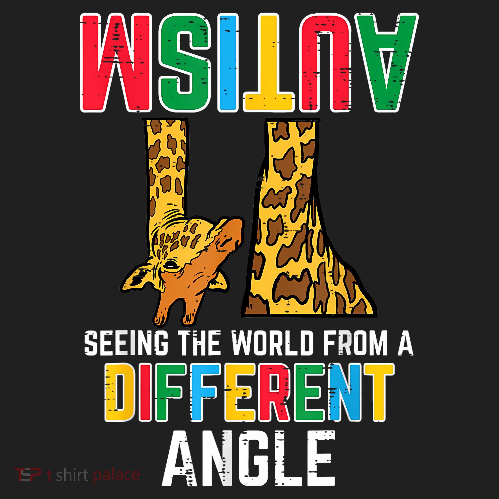 Giraffe Autism Seeing World Different Angle Awareness  Tumbler