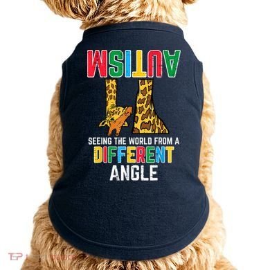Giraffe Autism Seeing World Different Angle Awareness  Doggie Tank