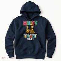 Giraffe Autism Seeing World Different Angle Awareness  Hoodie thumb 0