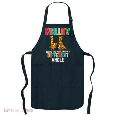 Giraffe Autism Seeing World Different Angle Awareness  Apron