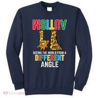 Giraffe Autism Seeing World Different Angle Awareness  Sweatshirt thumb 0