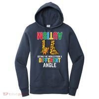 Giraffe Autism Seeing World Different Angle Awareness  Women's Hoodie thumb 0