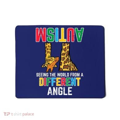 Giraffe Autism Seeing World Different Angle Awareness  Mousepad