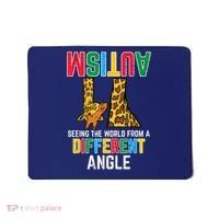 Giraffe Autism Seeing World Different Angle Awareness  Mousepad thumb 0