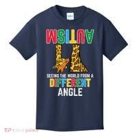 Giraffe Autism Seeing World Different Angle Awareness  Kids T-Shirt thumb 0