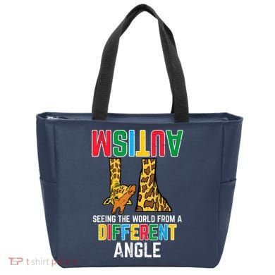Giraffe Autism Seeing World Different Angle Awareness  Tote Bag