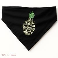 Gus And Spencer Funny Pineapple Psych USA-Made Doggie Bandana thumb 0
