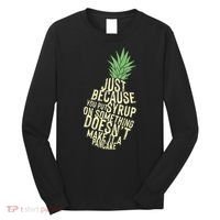 Gus And Spencer Funny Pineapple Psych Long Sleeve Shirt thumb 0