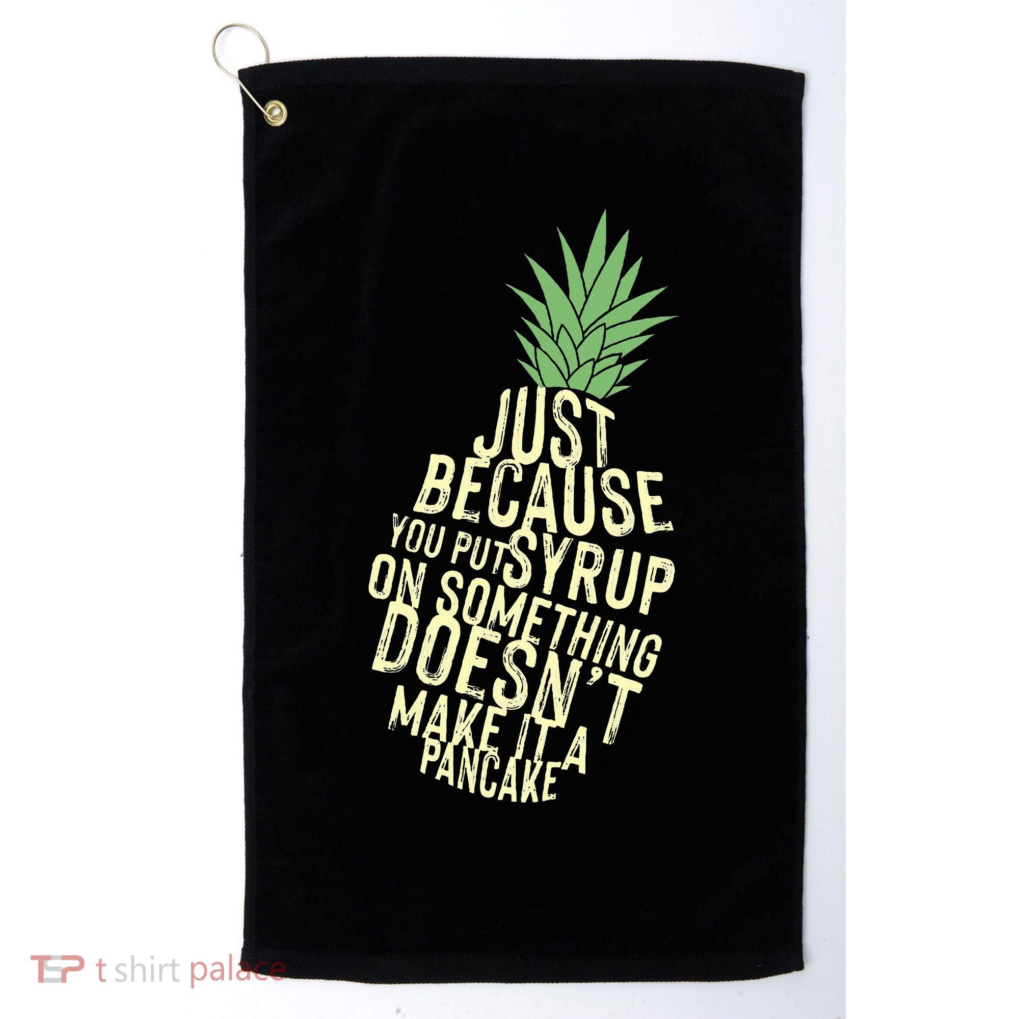 Gus And Spencer Funny Pineapple Psych Golf Towel
