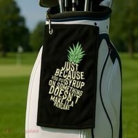 Gus And Spencer Funny Pineapple Psych Golf Towel thumb 2
