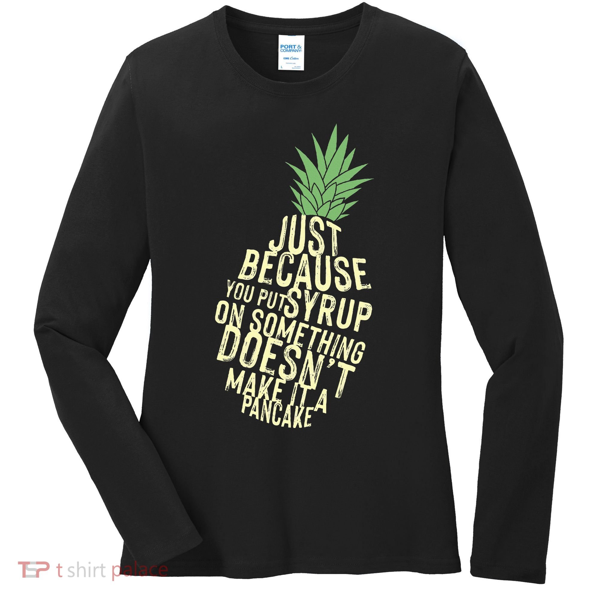 Gus And Spencer Funny Pineapple Psych Women's Long Sleeve Shirt