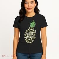 Gus And Spencer Funny Pineapple Psych Women's T-Shirt thumb 4