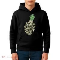 Gus And Spencer Funny Pineapple Psych Kids Hoodie thumb 4