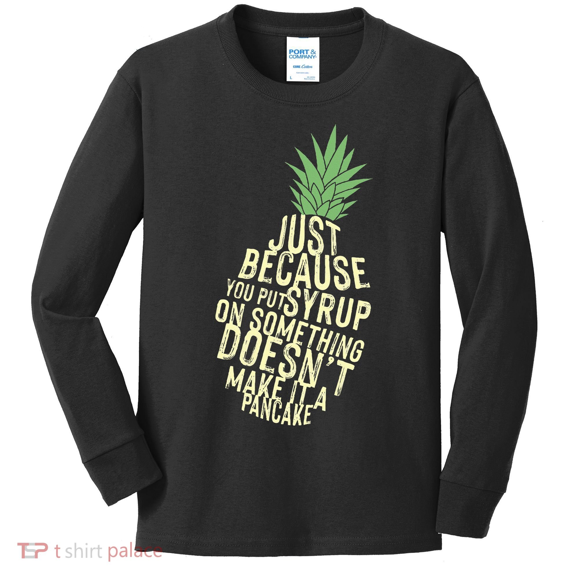 Gus And Spencer Funny Pineapple Psych Kids Long Sleeve Shirt