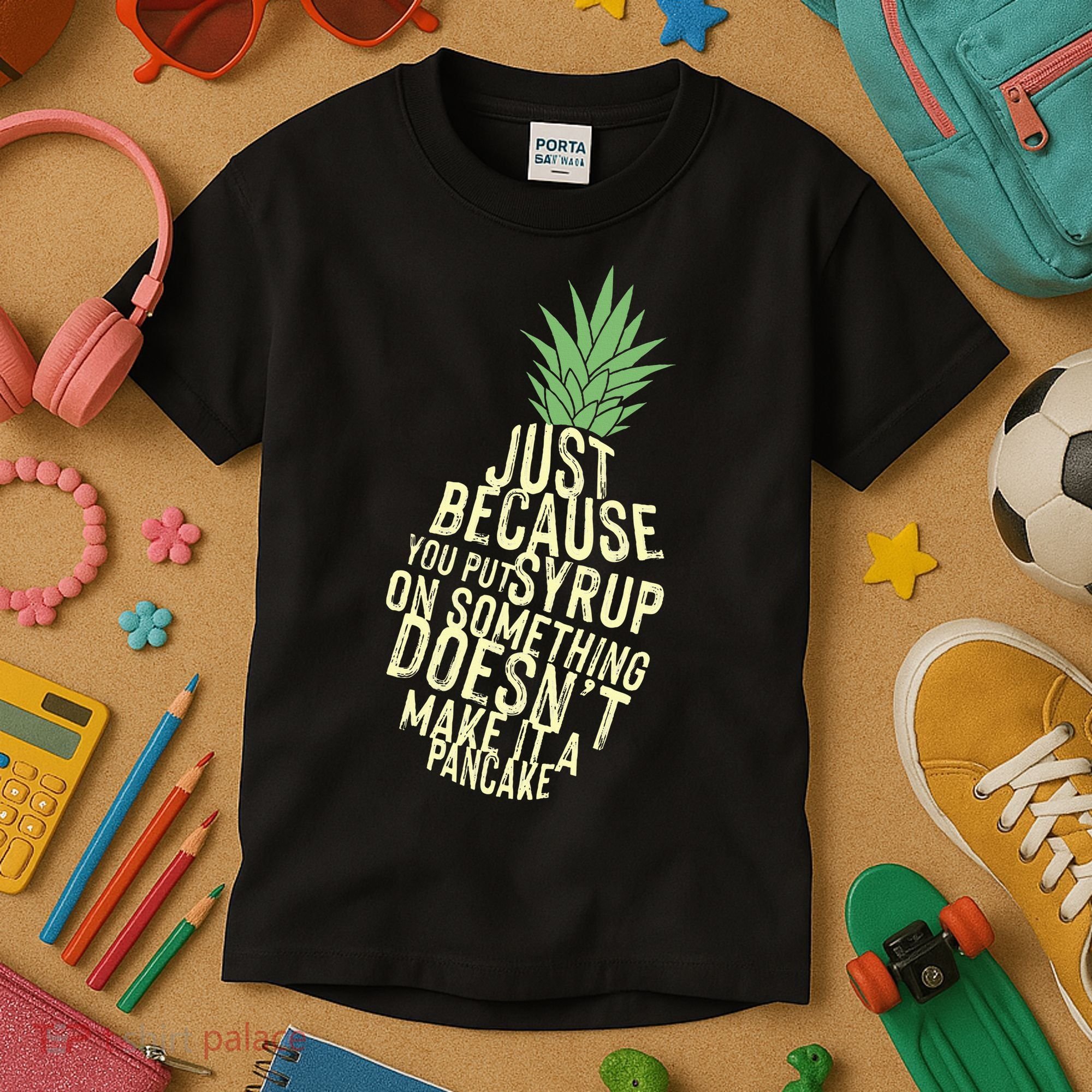 Gus And Spencer Funny Pineapple Psych Kids T-Shirt