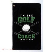 Golfing Athlete Sports Trainer Golfer Golf Club Golf Coach Gift Golf Towel thumb 0