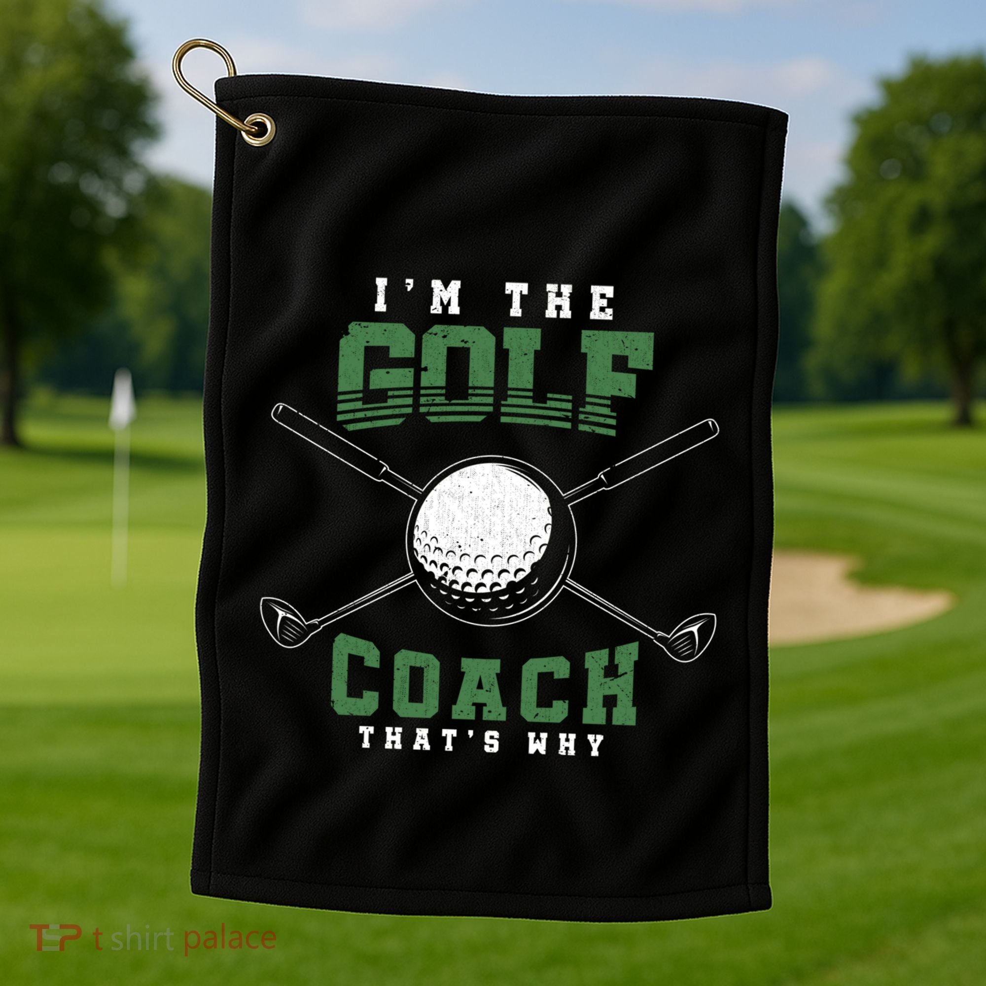 Golfing Athlete Sports Trainer Golfer Golf Club Golf Coach Gift Golf Towel