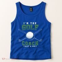 Golfing Athlete Sports Trainer Golfer Golf Club Golf Coach Gift Tank Top thumb 2