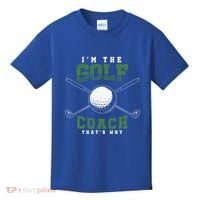 Golfing Athlete Sports Trainer Golfer Golf Club Golf Coach Gift Kids T-Shirt thumb 0