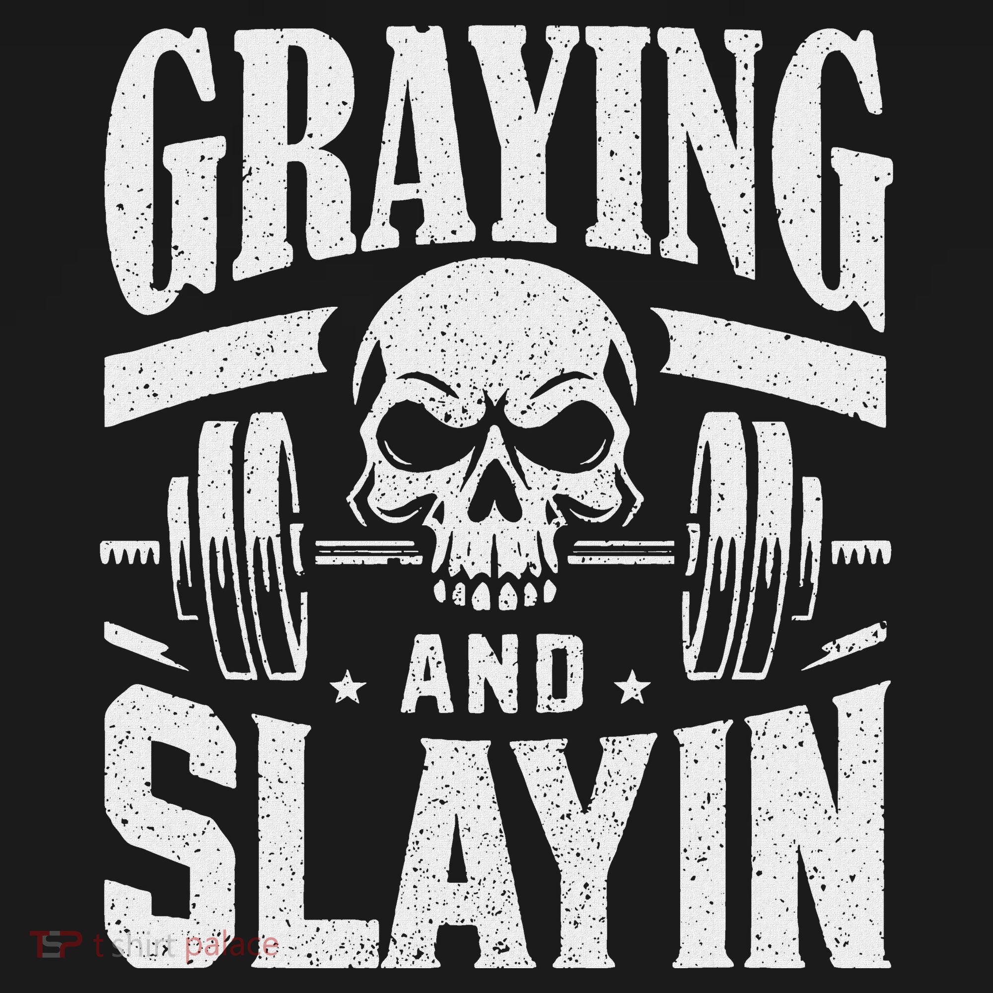 Greyin And Slayin Graying And Slaying Workout Gym Women's Tank Top