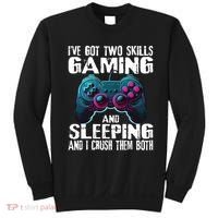 Gaming And Sleeping Funny Gamer Sayings Ns Sweatshirt thumb 0