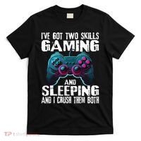 Gaming And Sleeping Funny Gamer Sayings Ns T-Shirt thumb 0