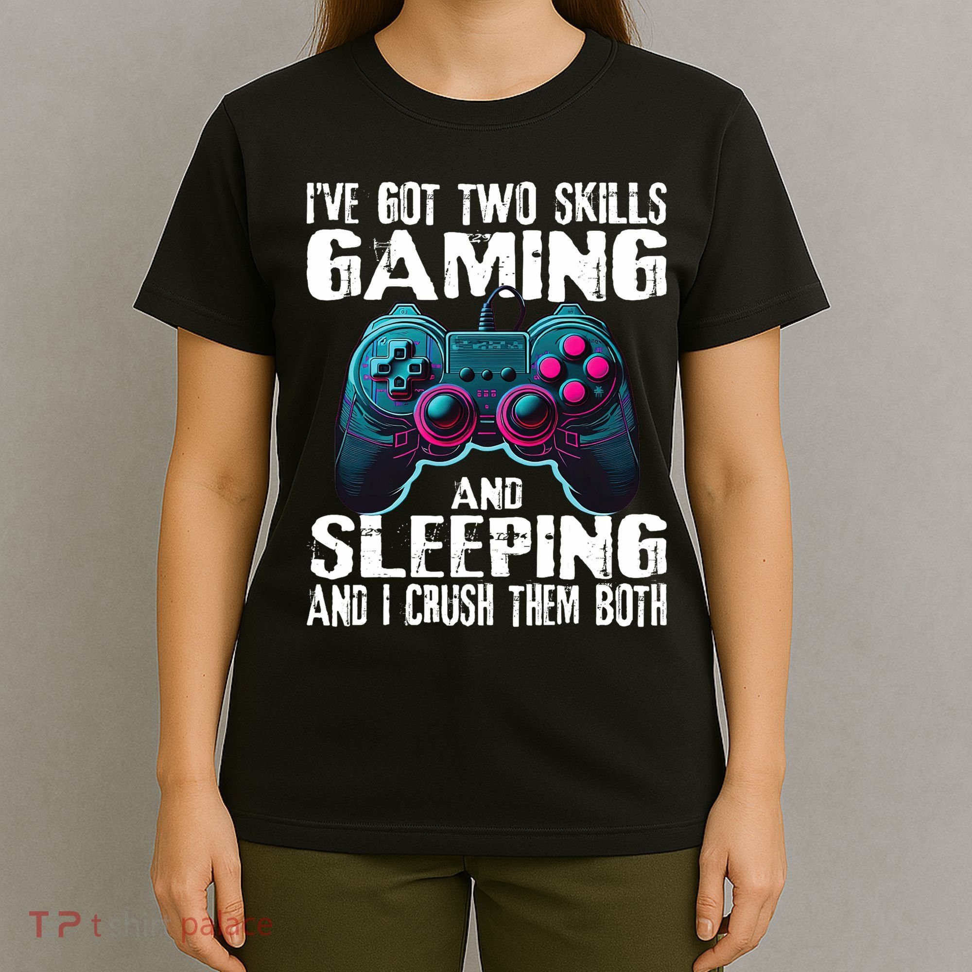 Gaming And Sleeping Funny Gamer Sayings Ns T-Shirt