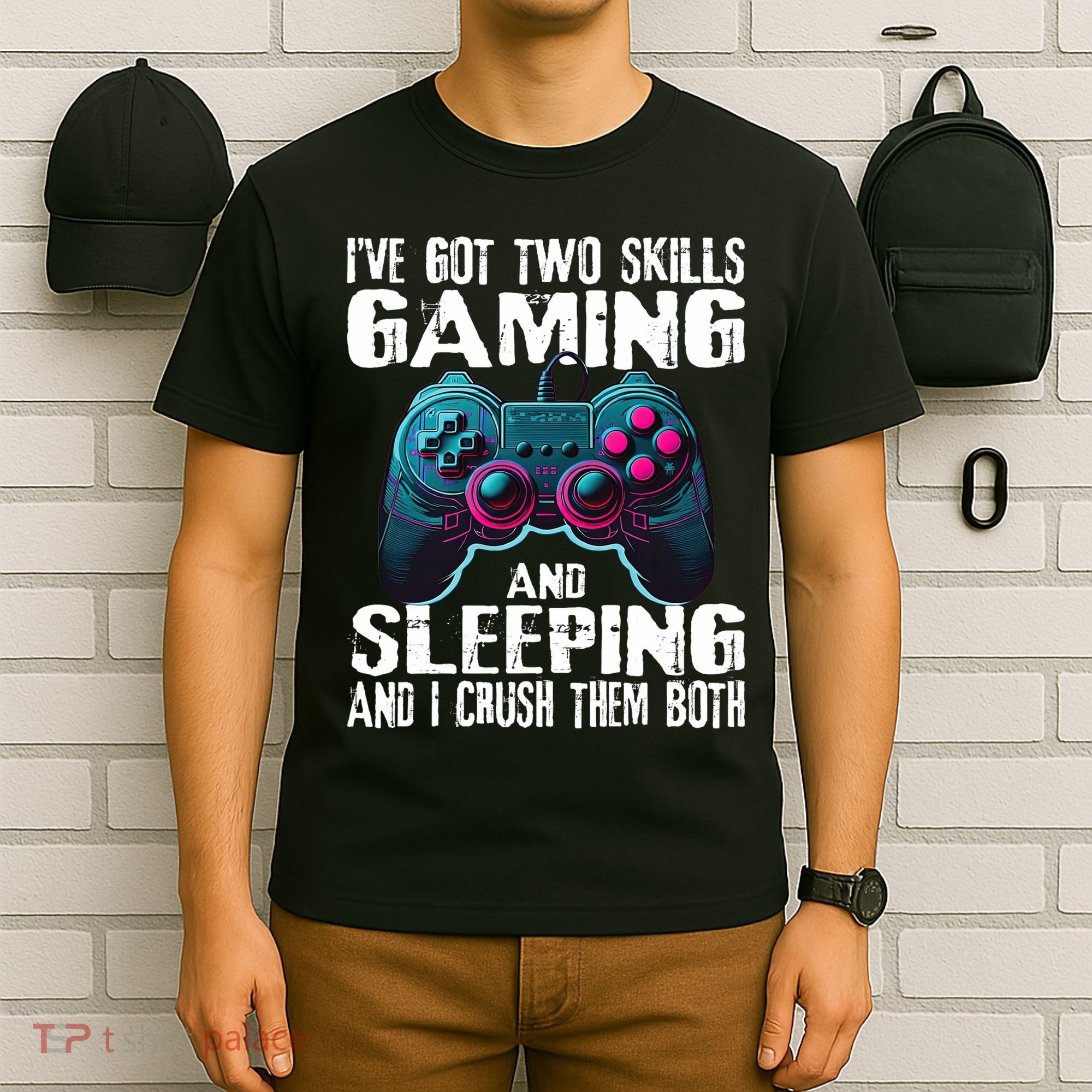 Gaming And Sleeping Funny Gamer Sayings Ns T-Shirt