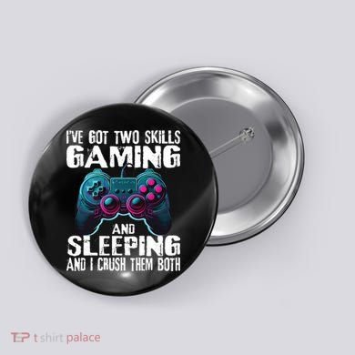 Gaming And Sleeping Funny Gamer Sayings Ns Button
