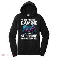 Gaming And Sleeping Funny Gamer Sayings Ns Women's Hoodie thumb 0