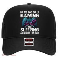 Gaming And Sleeping Funny Gamer Sayings Ns Hat thumb 0