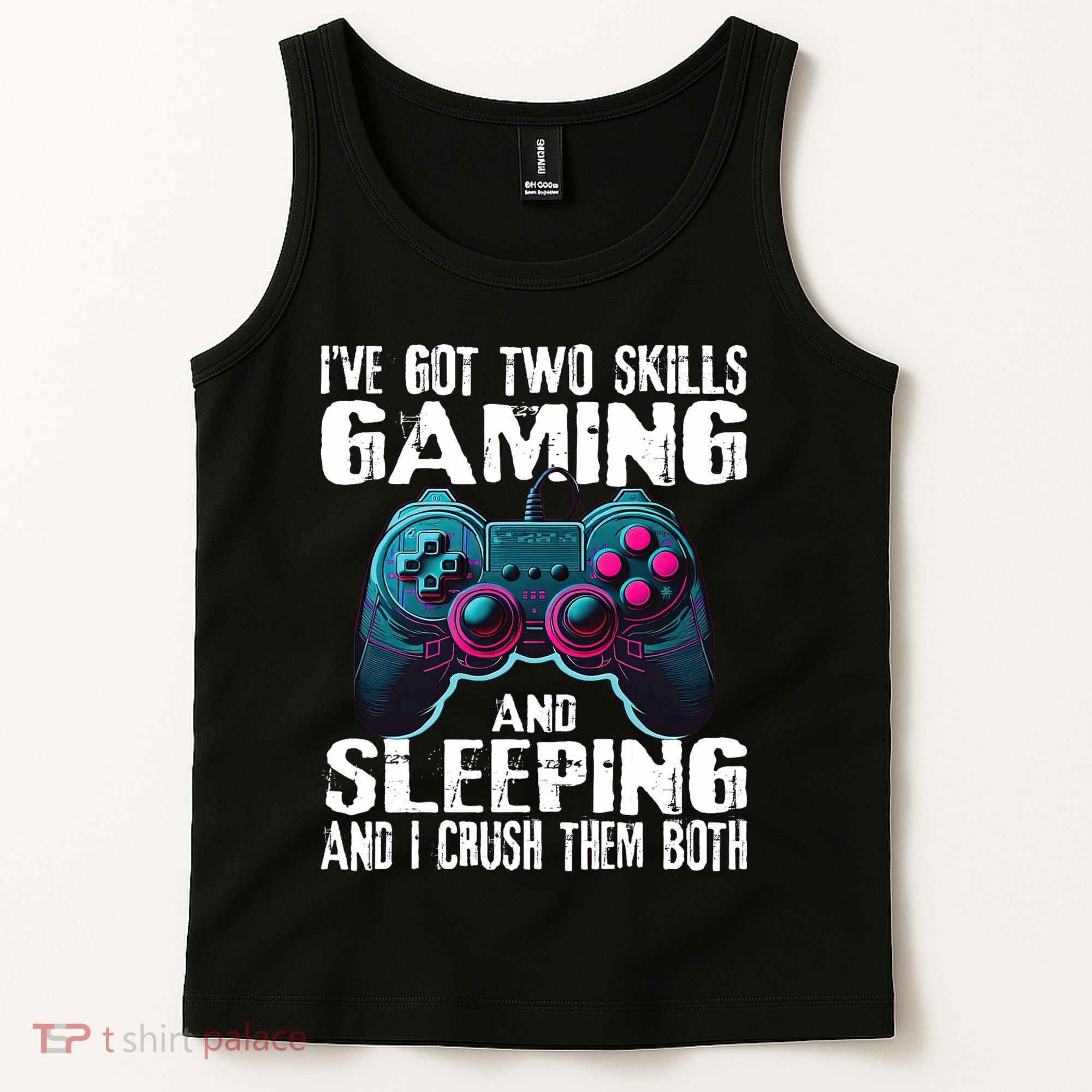 Gaming And Sleeping Funny Gamer Sayings Ns Tank Top