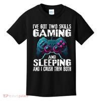 Gaming And Sleeping Funny Gamer Sayings Ns Kids T-Shirt thumb 0