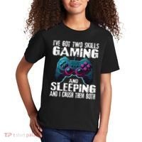 Gaming And Sleeping Funny Gamer Sayings Ns Kids T-Shirt thumb 2