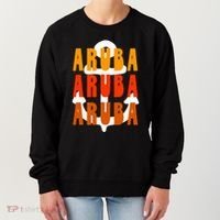 Ggt Aruba Souvenir Anchor One Happy Retro Vibe Vacay Gift Women's Sweatshirt thumb 0