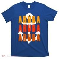 Ggt Aruba Souvenir Anchor One Happy Retro Vibe Vacay Gift T-Shirt thumb 0