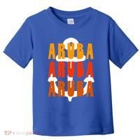 Ggt Aruba Souvenir Anchor One Happy Retro Vibe Vacay Gift Toddler T-Shirt thumb 0