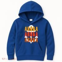 Ggt Aruba Souvenir Anchor One Happy Retro Vibe Vacay Gift Kids Hoodie thumb 0