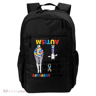 Giraffe Autism Seeing The World From A Different Angle Gift Backpack