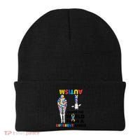 Giraffe Autism Seeing The World From A Different Angle Gift Beanie thumb 0